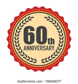Badge Of 60th Anniversary