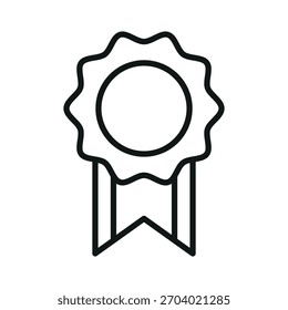 Badge and achievement icon vector design template
