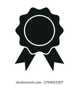 Emblema e ícone de conquista modelo de design de vetor