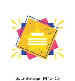 badge advertising template isolated design