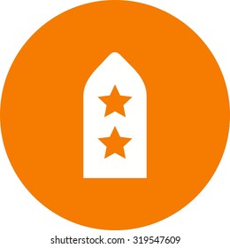Badge, army, honor icon vector image. Can also be used for military. Suitable for use on web apps, mobile apps and print media.