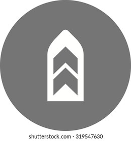 Badge, army, honor icon vector image. Can also be used for military. Suitable for use on web apps, mobile apps and print media.