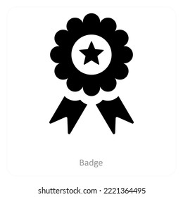 Badge and award icon concept