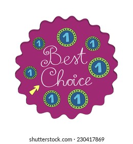 Badge Best choice
