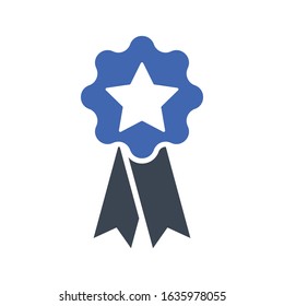 Badge, best icon, vector graphics