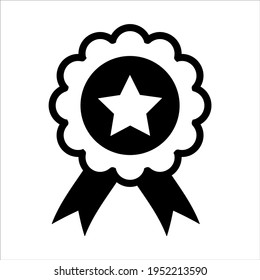 badge black filled vector icon isolated