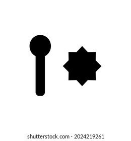 Badge black vector, isolated on white background. isolated on white background.