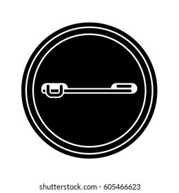 badge button back black symbol vector