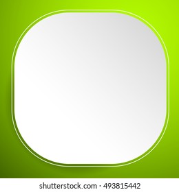 Badge, button shape with blank space. Background for your text, price, symbol.
