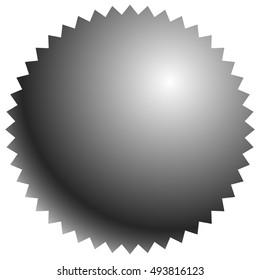 Badge, button shape with blank space. Background for your text, price, symbol.