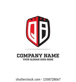 Nombre del logotipo inicial de QB, vector de marca limpio y fuerte de QB