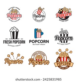 badge, cinema, movie, pop, web, corn, fun, illustration, isolated, popcorn, retro, snack, banner, box, design, icon, logo, red, sign, style, symbol, vector, background, day, delicious, food, sweet