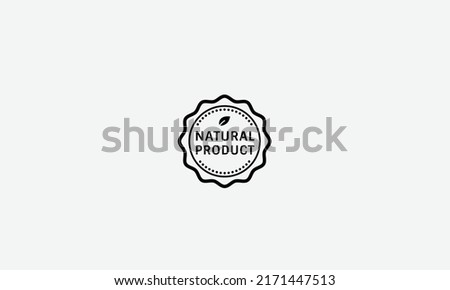 Badge circle vector logo design