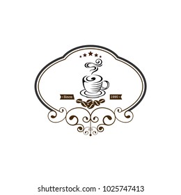 badge coffee cup