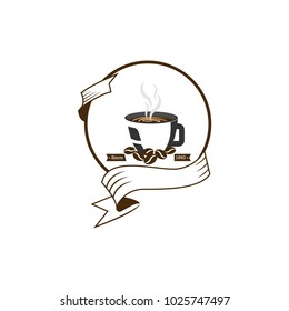 badge coffee cup