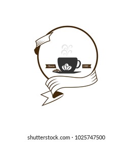 badge coffee cup