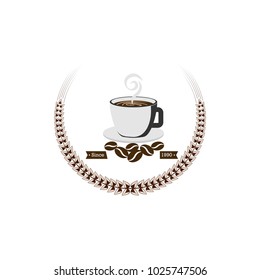 badge coffee cup