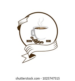badge coffee cup