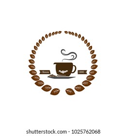 badge coffee cup