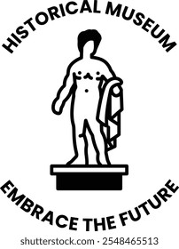 A badge in concept of Art Museum