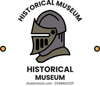 A badge in concept of Art Museum