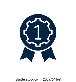 Badge concept line icon. Simple element illustration. Badge concept outline symbol design.