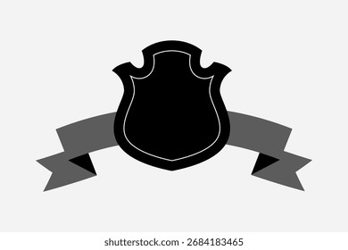 Badge Design featuring a sophisticated Ribbon to symbolize accomplishment