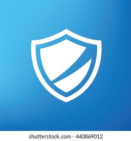 Badge design on blue background,vector