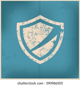 
Badge design on old background,grunge vector