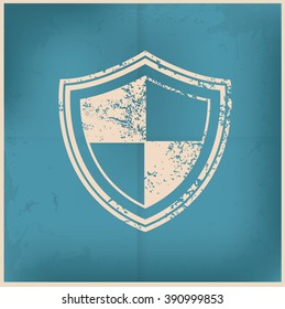 Badge design on old background,grunge vector