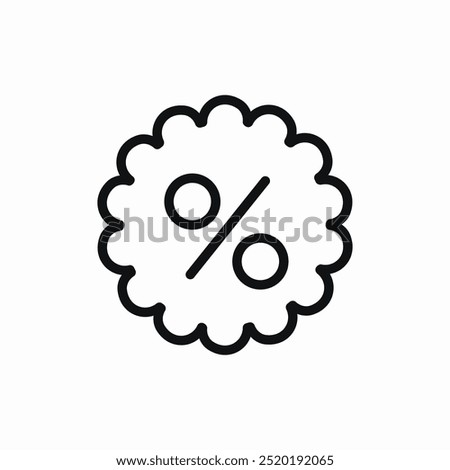 badge discount label icon sign vector