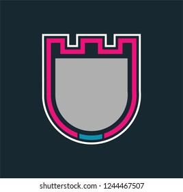 Badge for e sport vector logo