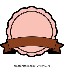 badge emblem banner ribbon empty