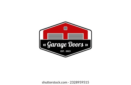 badge emblem style logo for garage doors