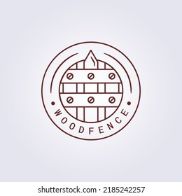 diseño vectorial del logotipo de la línea de defensa de insignia