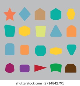 Badge and Geometric Shape Collection