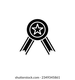 Badge Glyph Icon - Back to School Icon Vector illustration.