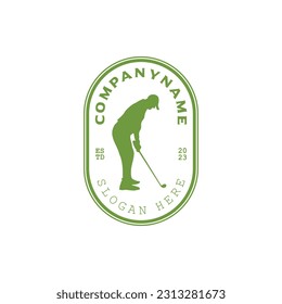 Badge golf logo design for any purpose