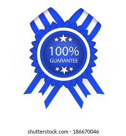 Badge of guarantee. Vector.