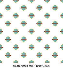 Badge guardian pattern seamless in flat style for any design