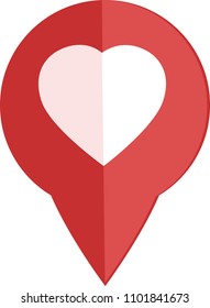 badge with heart