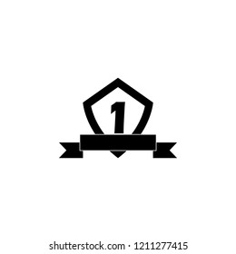 Badge of Honor icon. Element of winner award. Premium quality graphic design icon. Signs and symbols collection icon for websites, web design, mobile app on white background