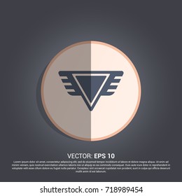 badge icon. army sign