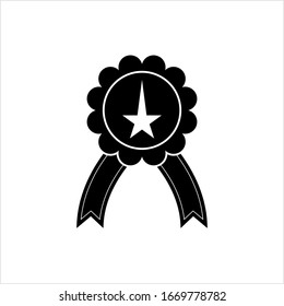 Badge Icon, Award Icon Vector Art Illustration