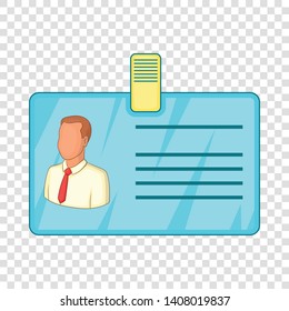 Badge icon. Cartoon illustration of badge vector icon for web
