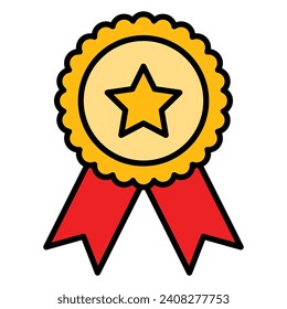 Badge icon design, illustration design
