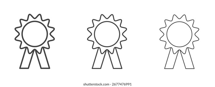 Diseño del icono de la insignia, conveniente para el Web, las infografías, la interfaz y los App.