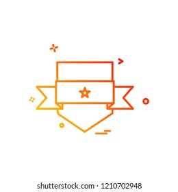 badge  icon design vector