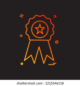 Badge icon design vector