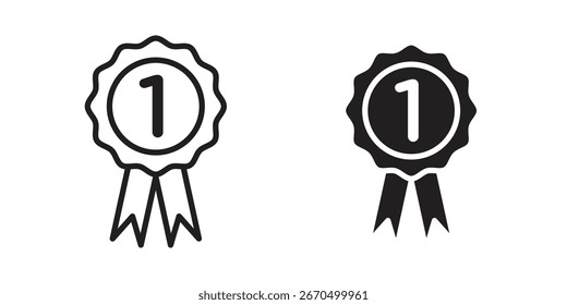 Ícone de emblema. rabiscar vetores gráficos